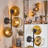 Koyoto kullampa, Vägglampa Guld, Klart, 3-ljuskällor