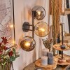 Koyoto kullampa, Vägglampa Amber, Krom, Rökfärger, 3-ljuskällor