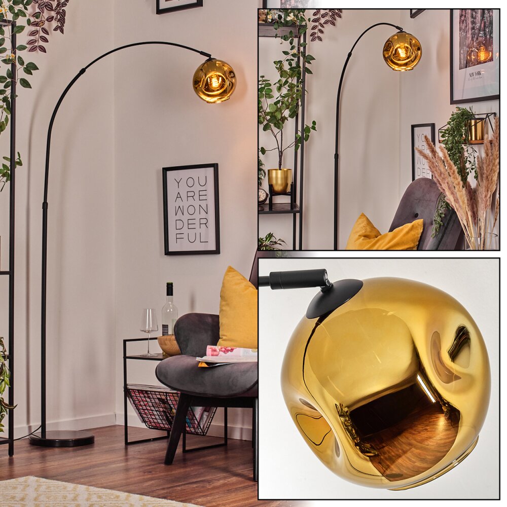 Ripoll Golvlampa Svart, 1-ljuskällor main product photo