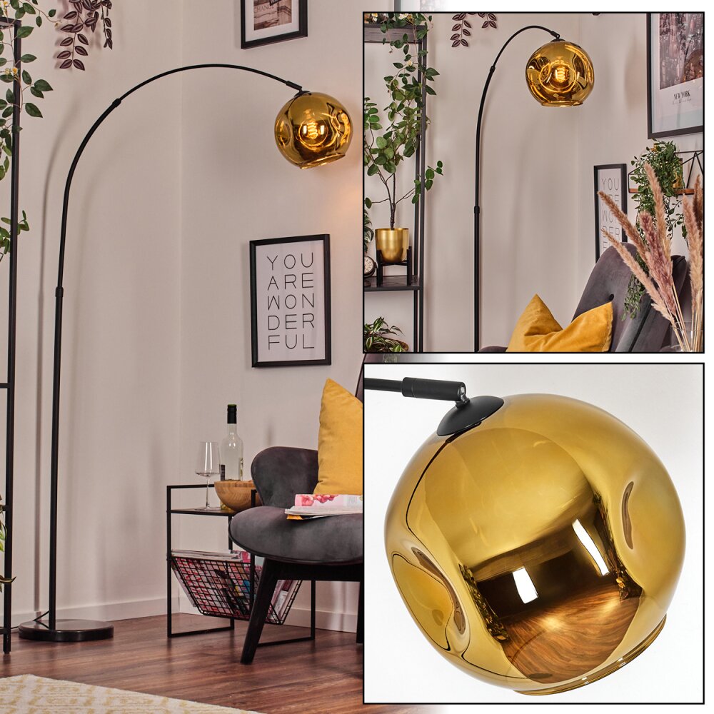 Ripoll Golvlampa Svart, 1-ljuskällor main product photo