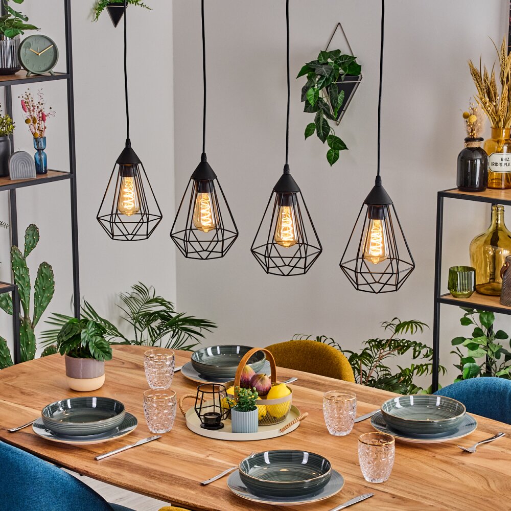 Cenova Pendellampa, Pendelbelysning Svart, 4-ljuskällor main product photo