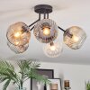 Ripoll Taklampa, kullampa Amber, Klart, Rökfärger, 5-ljuskällor