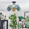 Koyoto Taklampa, kullampa 52 cm Blå, Guld, Grön, 5-ljuskällor