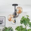 Ripoll Taklampa, kullampa Amber, Klart, Rökfärger, 4-ljuskällor