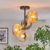 Ripoll Taklampa, kullampa Amber, Klart, Rökfärger, 4-ljuskällor