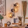Koyoto kullampa, Vägglampa Amber, Klart, Rökfärger, 3-ljuskällor