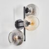 Koyoto kullampa, Vägglampa Amber, Klart, Rökfärger, 3-ljuskällor
