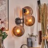 Koyoto kullampa, Vägglampa Kopparfärg, 3-ljuskällor