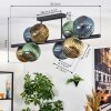Koyoto Taklampa, kullampa Blå, Guld, Grön, 8-ljuskällor
