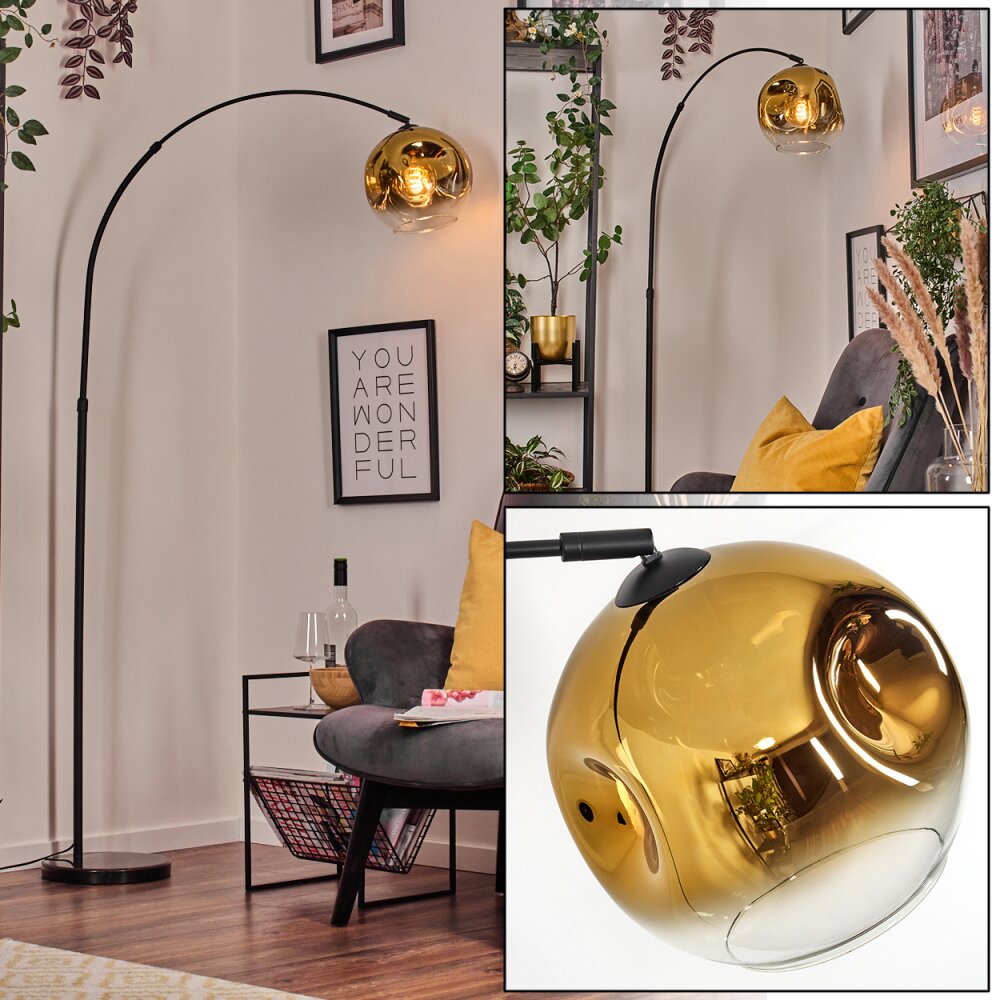 Ripoll Golvlampa Svart, 1-ljuskällor main product photo