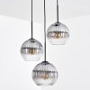 Koyoto Pendellampa, kullampa, Pendellampa Cluster 30 cm Klart, Rökfärger, 3-ljuskällor