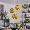 Ripoll Pendellampa, kullampa, Pendellampa Cluster Guld, 3-ljuskällor