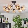 Koyoto Taklampa, kullampa 82 cm Amber, Klart, 7-ljuskällor