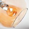 Koyoto Taklampa, kullampa 82 cm Amber, Klart, 7-ljuskällor