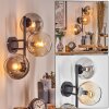 Koyoto kullampa, Vägglampa Amber, Klart, Rökfärger, 3-ljuskällor