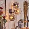 Koyoto kullampa, Vägglampa Amber, Klart, Rökfärger, 3-ljuskällor