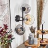 Koyoto kullampa, Vägglampa Amber, Klart, Rökfärger, 3-ljuskällor