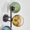 Koyoto kullampa, Vägglampa Blå, Guld, Grön, Klart, 3-ljuskällor