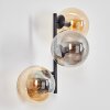 Gastor kullampa, Vägglampa Amber, Rökfärger, 3-ljuskällor