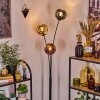 Ripoll kullampa, Golvlampa Blå, Guld, Kopparfärg, 3-ljuskällor