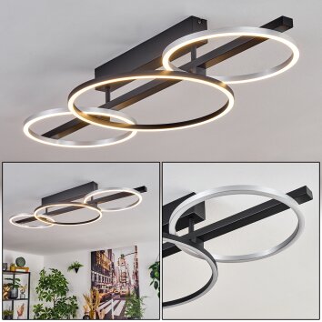 Jenar Taklampa LED Svart, 1-ljuskällor