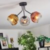 Ripoll Taklampa, kullampa Guld, Klart, Kopparfärg, Rökfärger, 3-ljuskällor