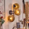 Koyoto kullampa, Vägglampa Guld, Klart, 3-ljuskällor