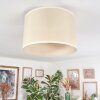 Bassagoda Taklampa Beige, Vit, 1-ljuskällor