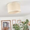 Bassagoda Taklampa Beige, Vit, 1-ljuskällor