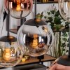 Gastor Pendellampa, kullampa, Pendelbelysning Amber, Krom, Klart, Kopparfärg, Rökfärger, 6-ljuskällor