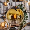 Gastor Pendellampa, kullampa, Pendelbelysning Amber, Guld, Klart, Rökfärger, 6-ljuskällor