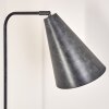 Terwispel Golvlampa, Läslampa Antracit, Grått, Svart, 1-ljuskällor
