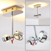 Florenz Taklampa LED Krom, 2-ljuskällor