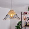 Shalo Pendellampa, Pendelbelysning Trä ljus, Svart, 1-ljuskällor