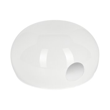 Lampskärm i glas  Nikkala Reservglas Vit