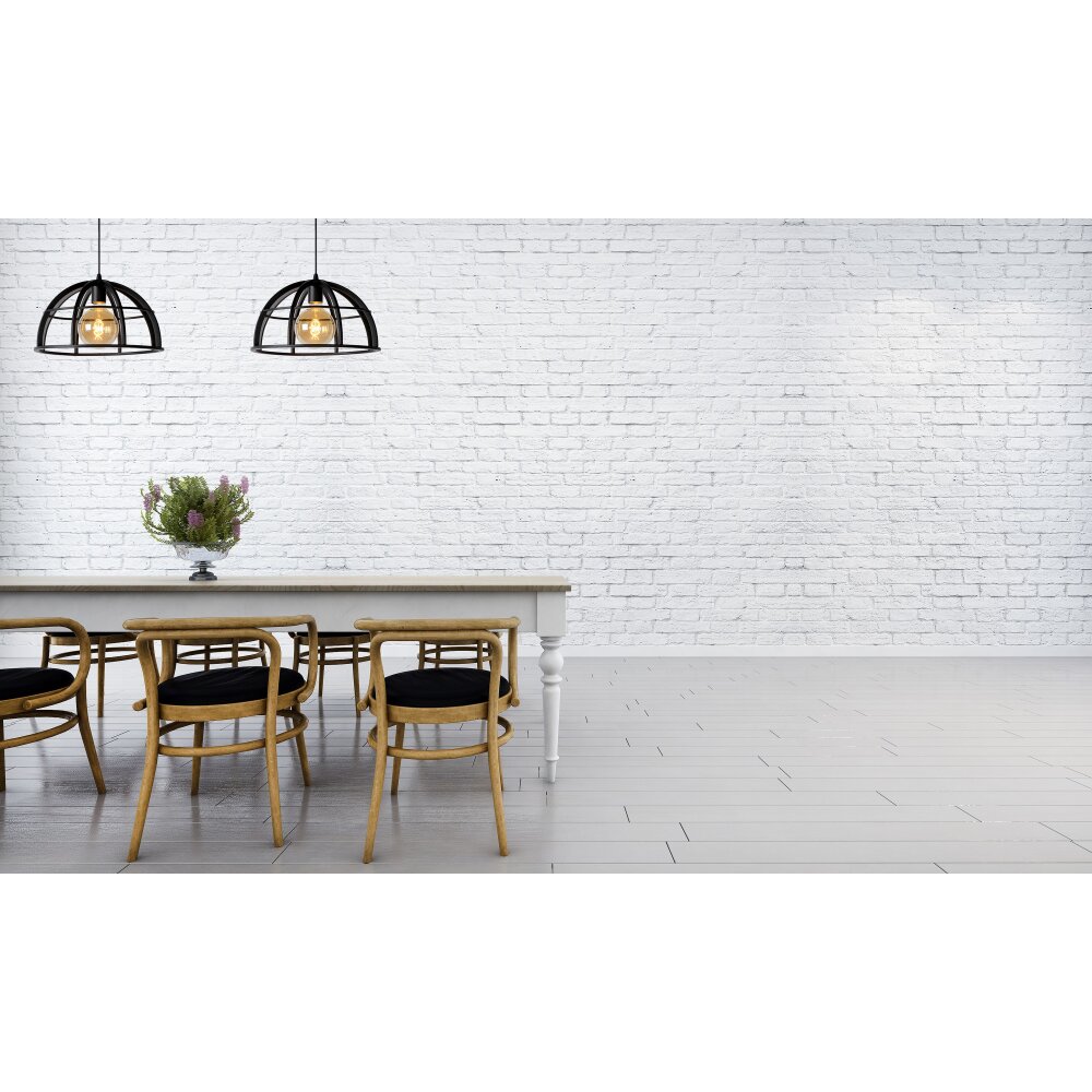 Lucide DIKRA Pendelbelysning Svart, 2-ljuskällor main product photo