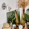 Morges Vägglampa, Väggspotlight LED Krom, 1-ljuskällor