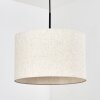 Bassagoda Pendellampa, Pendelbelysning Beige, Vit, 1-ljuskällor