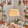 Bassagoda Pendellampa, Pendelbelysning Beige, Vit, 1-ljuskällor