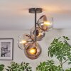 Koyoto Taklampa, kullampa 32 cm Klart, Rökfärger, 4-ljuskällor