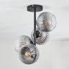 Koyoto Taklampa, kullampa 32 cm Klart, Rökfärger, 4-ljuskällor