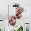Koyoto Taklampa, kullampa Kopparfärg, 4-ljuskällor