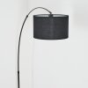 Bassagoda Golvlampa Krom, Svart, 1-ljuskällor
