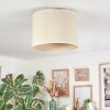 Bassagoda Taklampa Beige, Vit, 1-ljuskällor