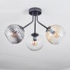 Koyoto Taklampa, kullampa 42 cm Amber, Klart, Rökfärger, 3-ljuskällor