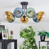 Koyoto Taklampa, kullampa 82 cm Blå, Guld, Grön, Klart, 7-ljuskällor