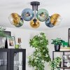 Koyoto Taklampa, kullampa 82 cm Blå, Guld, Grön, Klart, 7-ljuskällor
