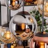 Gastor Pendellampa, kullampa, Pendelbelysning Amber, Krom, Kopparfärg, Rökfärger, 6-ljuskällor