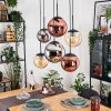 Gastor Pendellampa, kullampa, Pendelbelysning Amber, Krom, Kopparfärg, Rökfärger, 6-ljuskällor