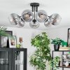 Koyoto Taklampa, kullampa 82 cm Klart, Rökfärger, 7-ljuskällor